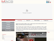 Tablet Screenshot of m-tacs.com